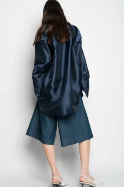 NAVY OVERSHIRT