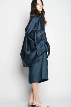 NAVY OVERSHIRT