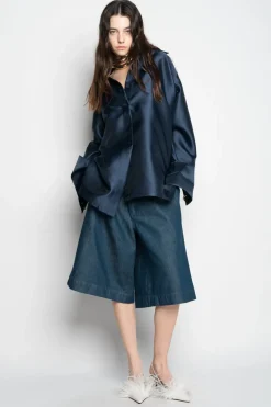 NAVY OVERSHIRT