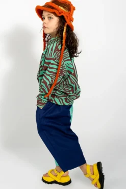 ORANGE SHINY LEATHER BUCKET HAT