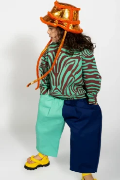 ORANGE SHINY LEATHER BUCKET HAT