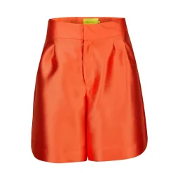 ORANGE SKATER SHORTS