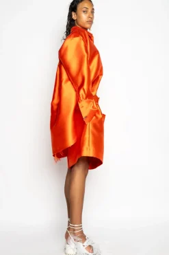 ORANGE SKATER SHORTS