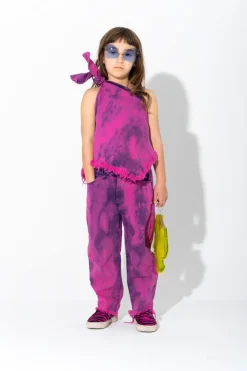 PINK BAGGY TROUSERS