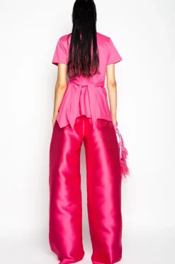 PINK BOYFRIEND TROUSERS