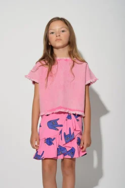PINK CROP TOP