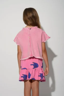 PINK CROP TOP