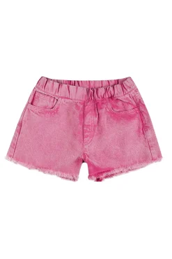 PINK DENIM SHORTS