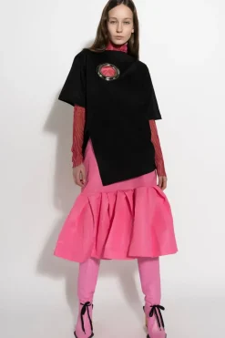 PINK FITTED SKIRT