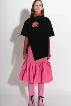 PINK FITTED SKIRT