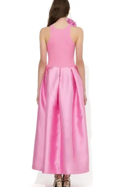 PINK FULL SKIRT TANK TOP DRESS