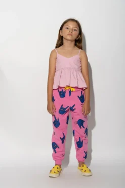 PINK HANDS PRINT SWEATPANTS