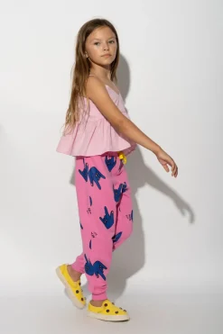 PINK HANDS PRINT SWEATPANTS