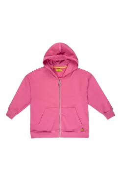 PINK JACKET WITH EMBROIDERED LOGO