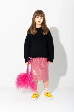 PINK SEQUIN SKIRT