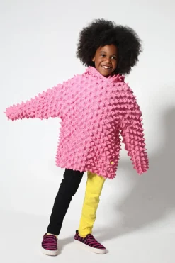 PINK SPIKE HOODIE