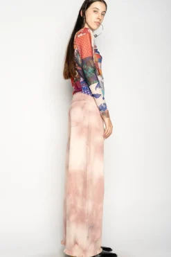 PINK TIE DYE BOYFRIEND TROUSERS