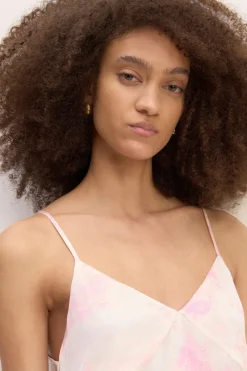 PINK TIE DYE SLIP DRESS