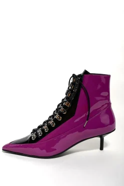 PURPLE FITTED BOOTS