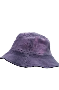 PURPLE TIE DYE BUCKET HAT