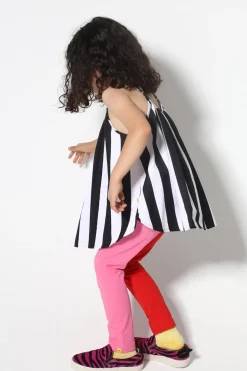 RED AND PINK LEGGINGS