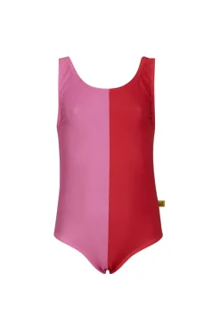 RED AND PINK SWIMSUIT