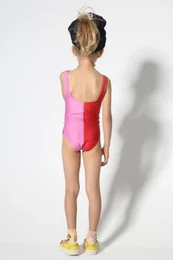 RED AND PINK SWIMSUIT