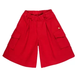 RED DRILL OVERSIZED CARGO SHORTS