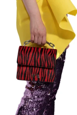 RED TIGER PRINT MINI CHAIN M'A BAG