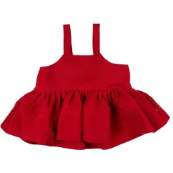 RED TOP WITH BIG FRILL