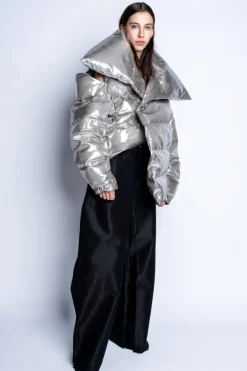 SILVER M'A PUFFER JACKET