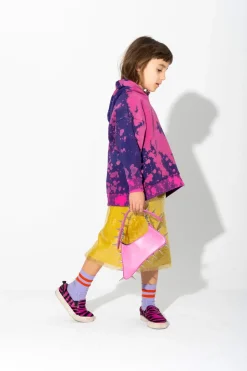 SPLATTERED FLEECE HOODIE