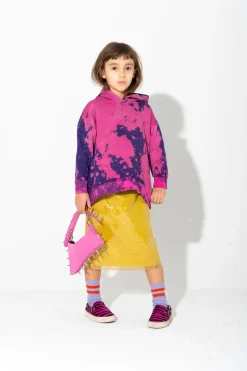 SPLATTERED FLEECE HOODIE