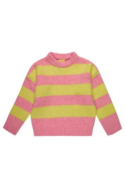 STRIPE CREW NECK KNIT JUMPER