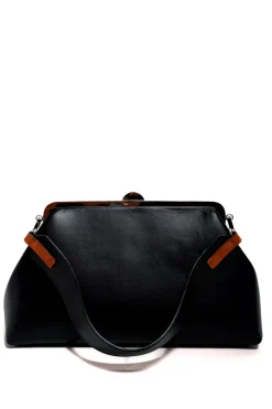 SUEDE AND NAPA LEATHER LARGE HANDBAG