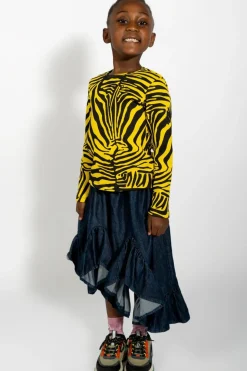 TENCEL RUFFLE SKIRT
