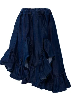 TENCEL RUFFLE SKIRT