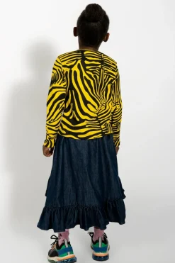 TENCEL RUFFLE SKIRT