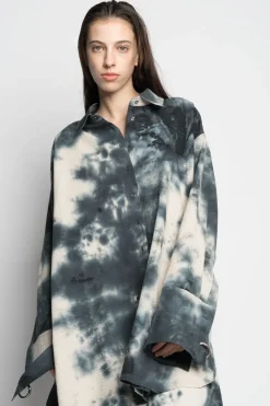 TIE DYE BLACK XXL SHIRT