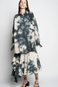 TIE DYE BLACK XXL SHIRT