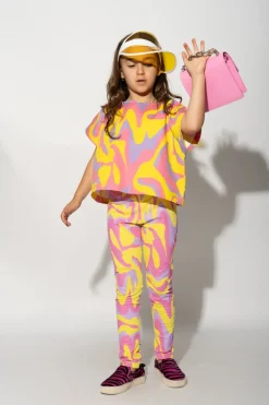 WAVY PRINT LEGGINGS