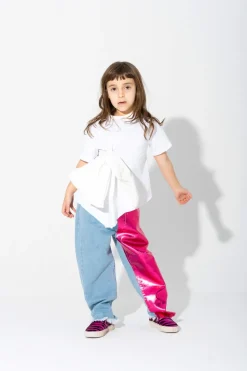 WHITE BOW T SHIRT
