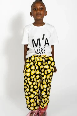 WHITE EMBROIDERED T-SHIRT