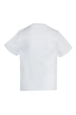 WHITE EMBROIDERED T-SHIRT