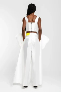 WHITE FRONT BOW TOP