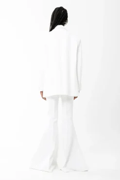 WHITE OVERSIZED BLAZER