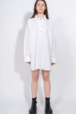 WHITE TEXTURED XXL SHIRT