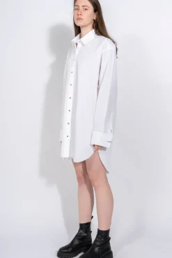WHITE TEXTURED XXL SHIRT