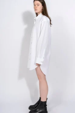 WHITE TEXTURED XXL SHIRT