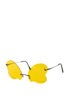 YELLOW BUTTERFLY SUNGLASSES